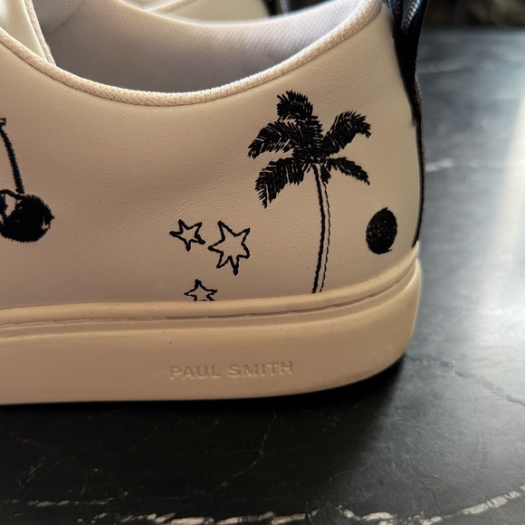 PS Paul Smith White Sneakers with Graphic Details - Picture 7 of 12